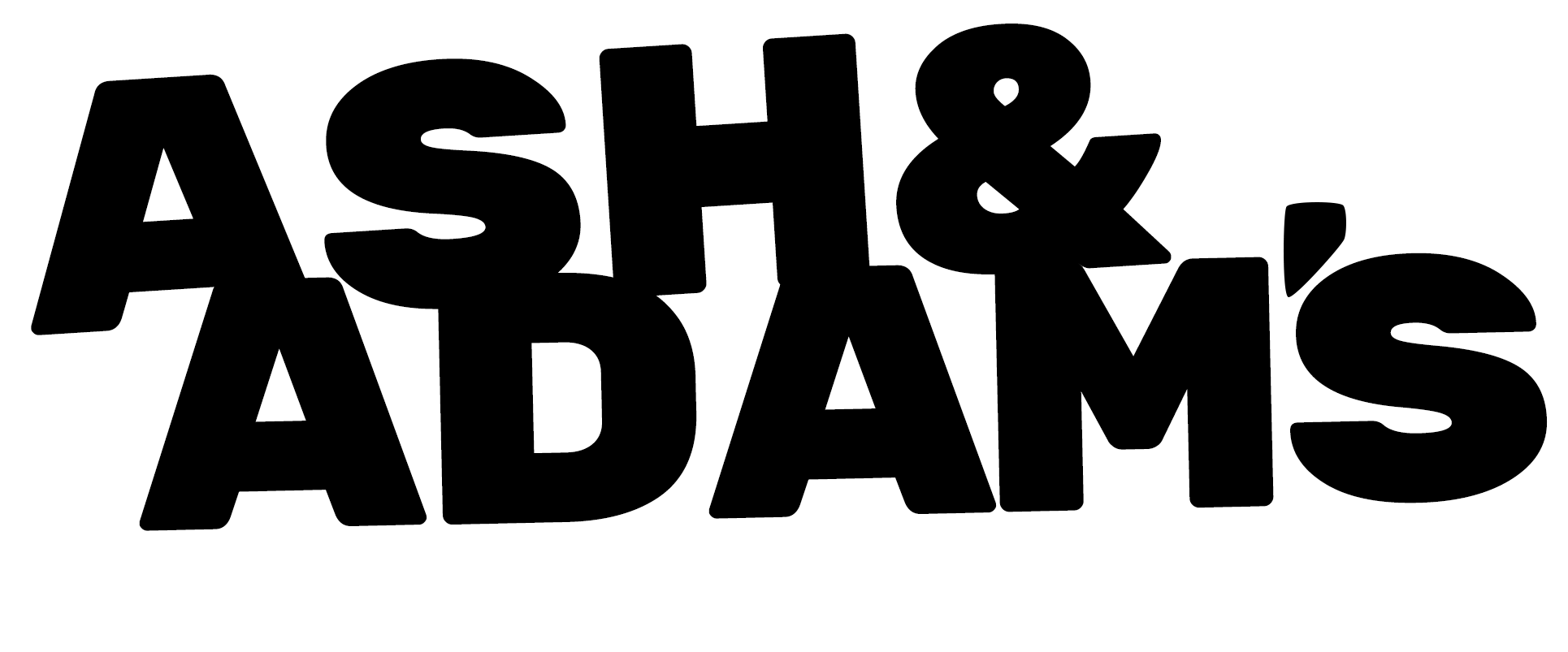 Ash & Adam's BW logo 1